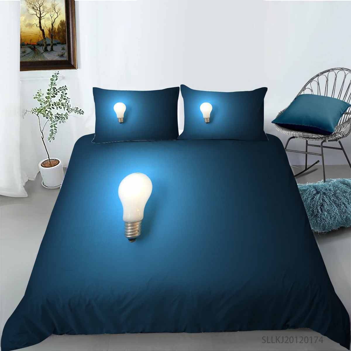 Light bulb Printing Bedding set Bedclothes Home Decor Duvet cover set Drop shipping Twin Queen King sizes 2/3pcs
Light bulb Printing Bedding set Bedclothes Home Decor Duvet cover set Drop shipping Twin Queen King sizes 2/3pcs