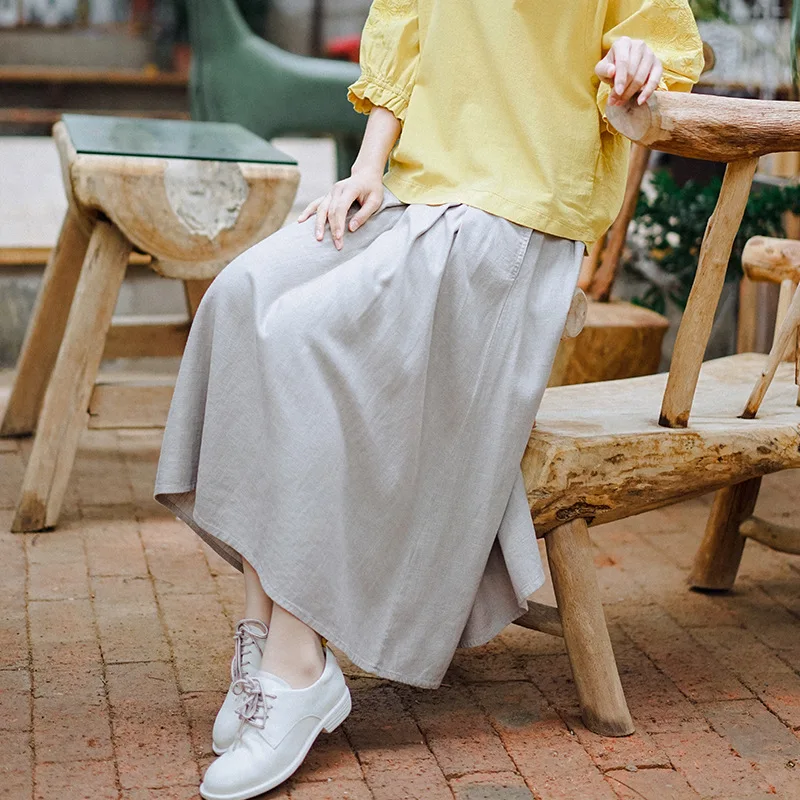 Spring Women's Skirts 2020 New High-Waisted Long Cotton A- line Solid Color bai da qun Children skirts womens women
Spring Women's Skirts 2020 New High-Waisted Long Cotton A- line Solid Color bai da qun Children skirts womens women