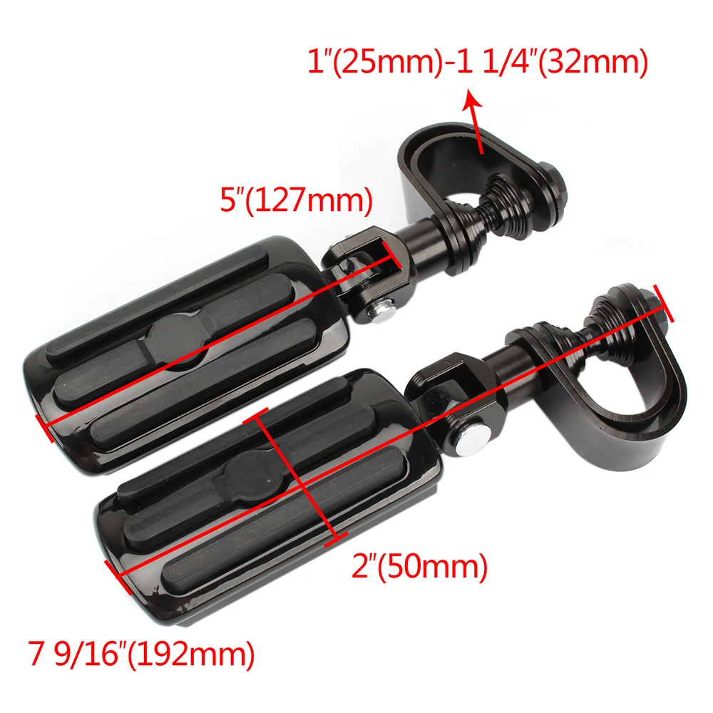 1-1.25" Motorcyle Engine Guard Footrest Foot Pegs Mount Clamp Kit Universal Highway Pegs For Honda Suzuki Harley Yamaha Parts
1-1.25" Motorcyle Engine Guard Footrest Foot Pegs Mount Clamp Kit Universal Highway Pegs For Honda Suzuki Harley Yamaha Parts