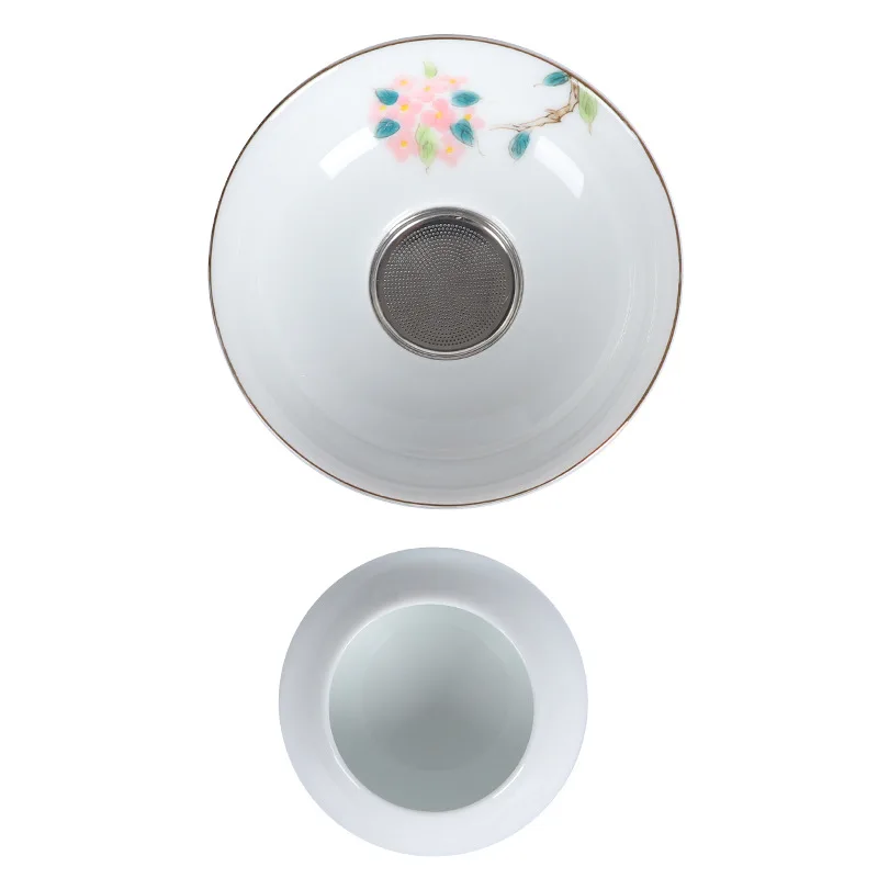 Dehua Ceramic Tea Leaker Creative Hand-Painted Strainer Household Tea Sieve Ceremony Accessories Chinese Style Tea Filter
Dehua Ceramic Tea Leaker Creative Hand-Painted Strainer Household Tea Sieve Ceremony Accessories Chinese Style Tea Filter