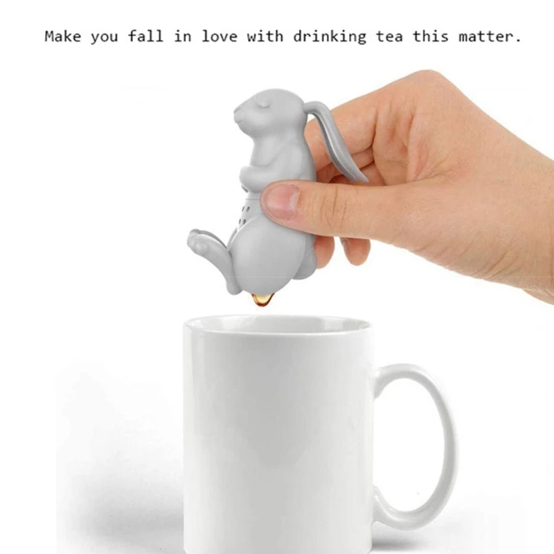 Tea Infusers Tea Strainers Tea Filters Tea Makers Rabbit Shape Silicone Material Cute Gadget for Household Afternoon Tea
Tea Infusers Tea Strainers Tea Filters Tea Makers Rabbit Shape Silicone Material Cute Gadget for Household Afternoon Tea