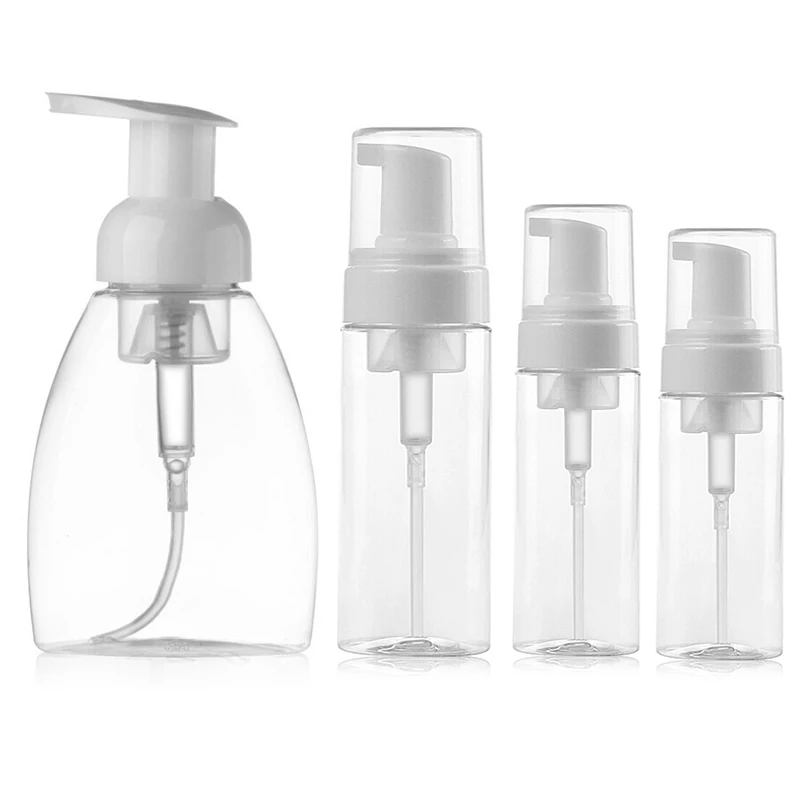 30-150ML Clear Foam Pump Bottle Spray Soap Foaming Mousses Liquid Dispensers Household For Children's Shower Health Bathroom
30-150ML Clear Foam Pump Bottle Spray Soap Foaming Mousses Liquid Dispensers Household For Children's Shower Health Bathroom