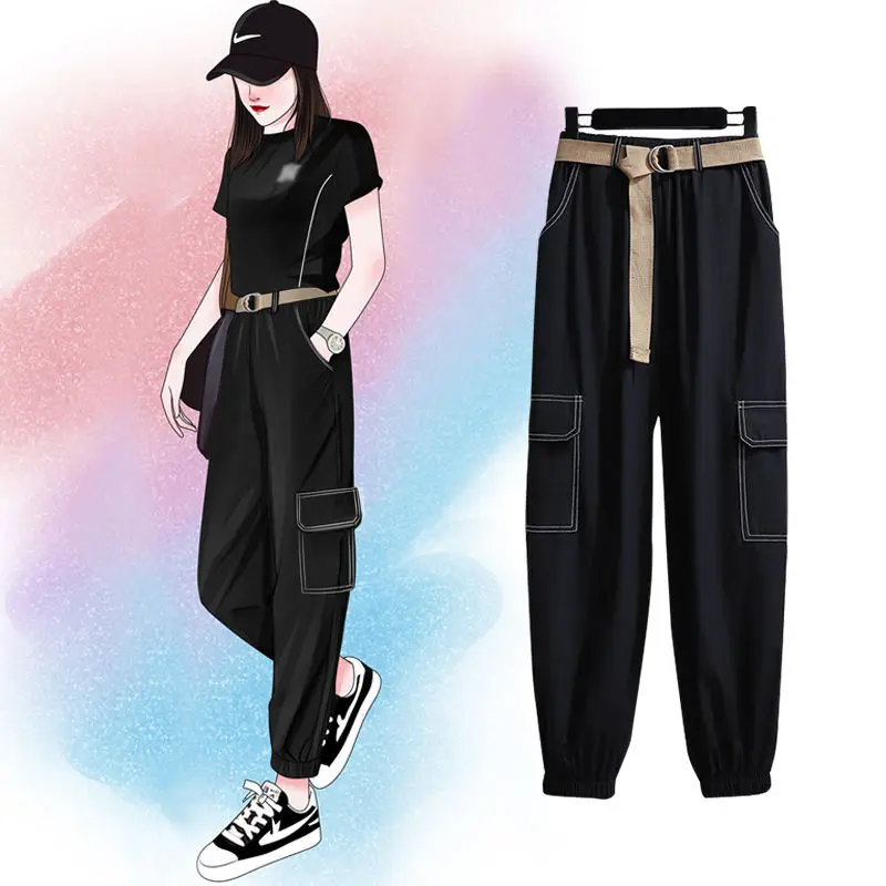 Plus Size 6XL Sweatpans Womens Hip Hop Pants Multi Pockets Streetwear Pants Women's Cargo Pants Ladies Girl's Loose Sports Pants
Plus Size 6XL Sweatpans Womens Hip Hop Pants Multi Pockets Streetwear Pants Women's Cargo Pants Ladies Girl's Loose Sports Pants