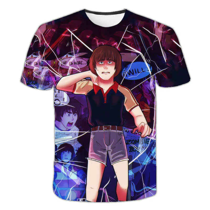 3D cartoon printed T-shirt for boys and girls, super fashion short sleeve T-shirt, street style personality top, new summer 2021
3D cartoon printed T-shirt for boys and girls, super fashion short sleeve T-shirt, street style personality top, new summer 2021