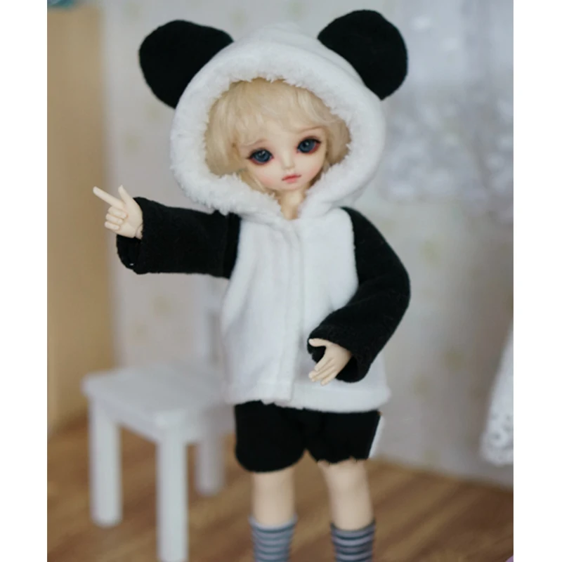 BJD clothes 1/4 BJD doll clothes suit panda coat + pant + socks for 1/4 BJD SD doll accessories doll clothes a suit
BJD clothes 1/4 BJD doll clothes suit panda coat + pant + socks for 1/4 BJD SD doll accessories doll clothes a suit