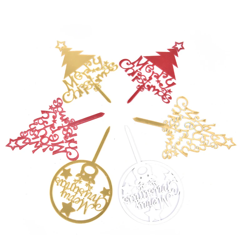 1pc Creative Merry Christmas Cake Flag Topper Acrylic Cake Card Inserting Party Decoration Christmas Plug-in Party Supplies
1pc Creative Merry Christmas Cake Flag Topper Acrylic Cake Card Inserting Party Decoration Christmas Plug-in Party Supplies