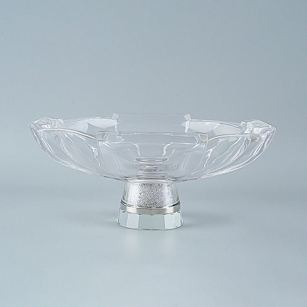 Oh Trend New Design Elegant Crystal Big Fruit Plate Wedding Table Crystal Bowl For Dried Fruits Home Decoration Fruit Plate
Oh Trend New Design Elegant Crystal Big Fruit Plate Wedding Table Crystal Bowl For Dried Fruits Home Decoration Fruit Plate