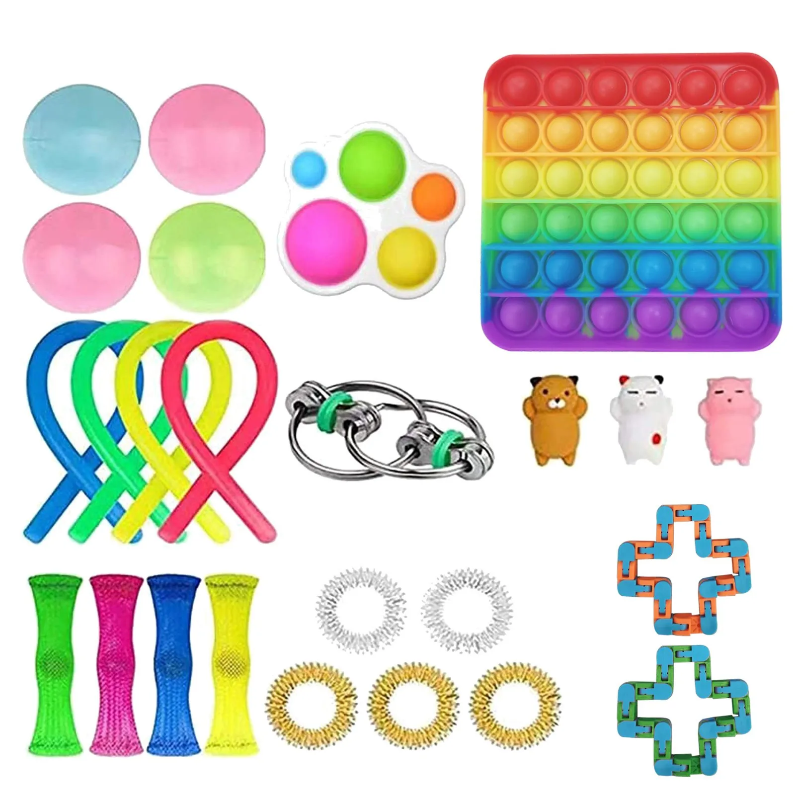 2021 Fidget Toy Set Toy 29/25Pcs Cheap Sensory Toys Pack for Kids or Adults Fidjets Toys Pack Decompression Toys
2021 Fidget Toy Set Toy 29/25Pcs Cheap Sensory Toys Pack for Kids or Adults Fidjets Toys Pack Decompression Toys