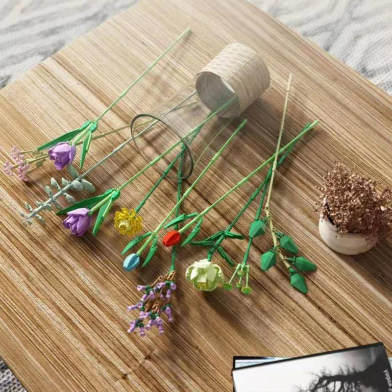 New DIY Bunch of Flowers Cotton Creative Home Furnishings Building Blocks Bricks Toys for Kids Girl Friends Gifts
New DIY Bunch of Flowers Cotton Creative Home Furnishings Building Blocks Bricks Toys for Kids Girl Friends Gifts