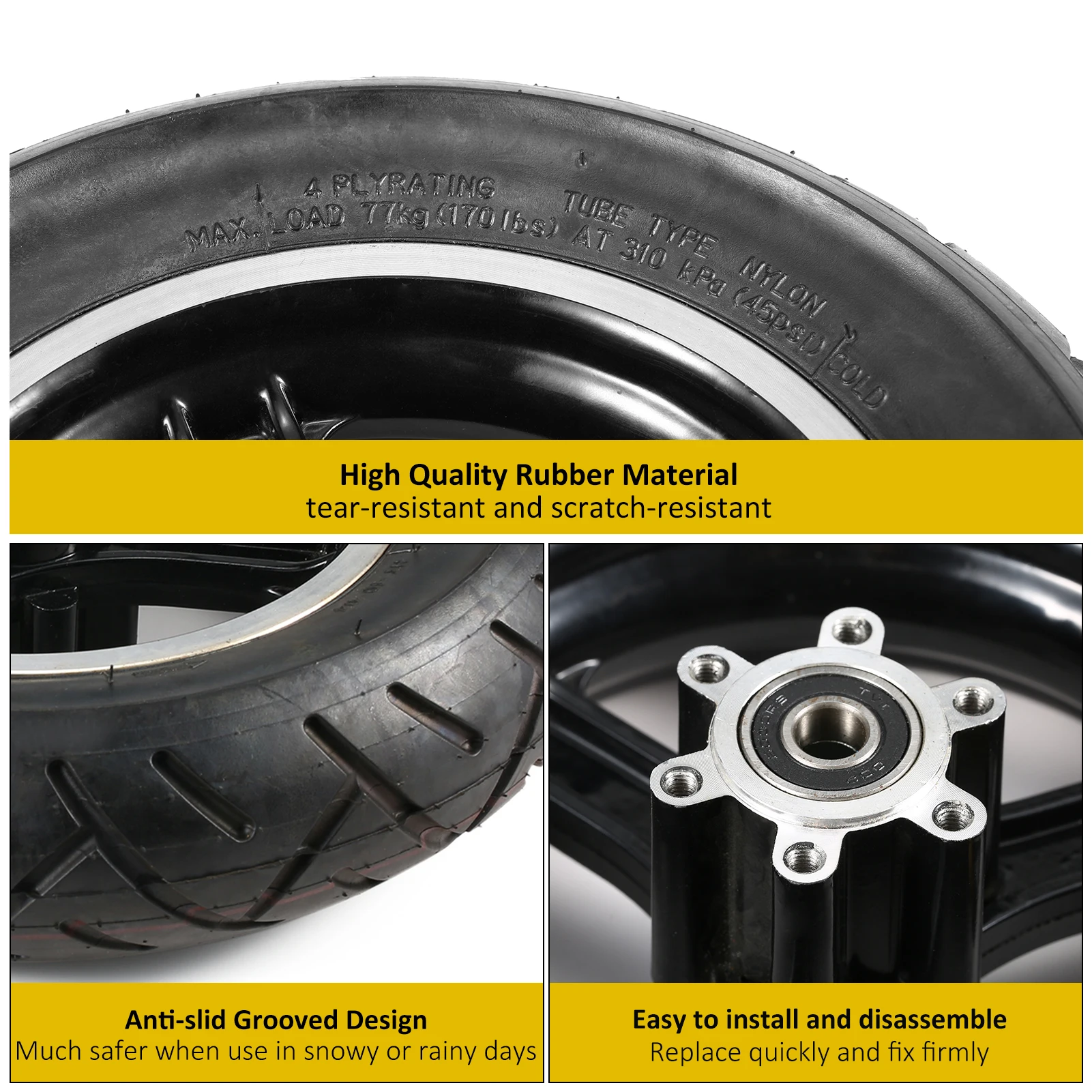 Electric Scooter 10x2.5 Upgraded Thicken Tire Universal Durable Replacement Tire Electric Vehicle Wheel Pneumatic Scooter Tire 
Electric Scooter 10x2.5 Upgraded Thicken Tire Universal Durable Replacement Tire Electric Vehicle Wheel Pneumatic Scooter Tire