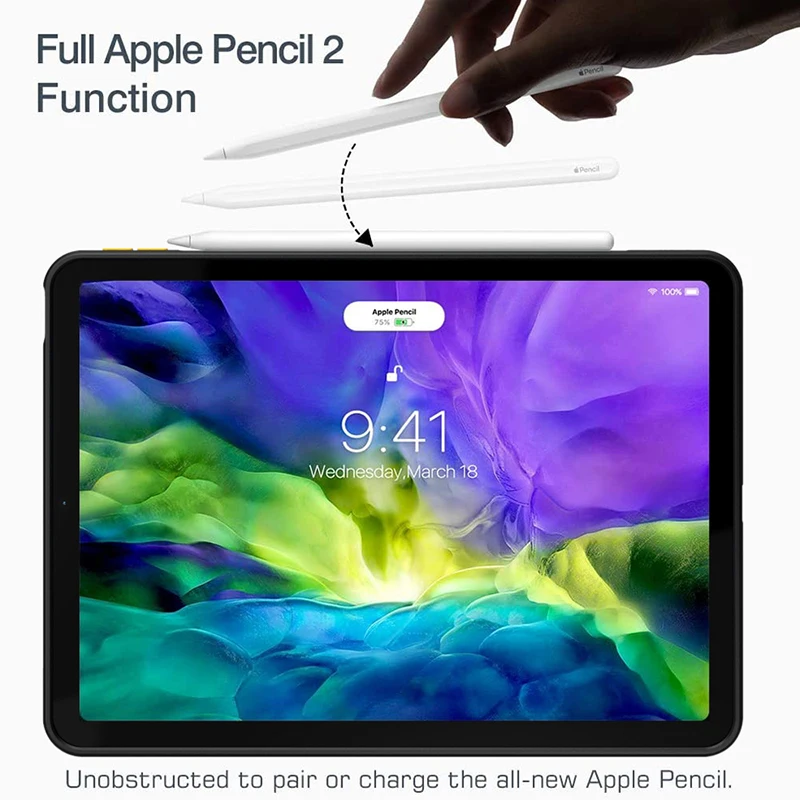 Чехол для iPad Air 4 10 9 дюйма 2020 прозрачный акриловый защитный чехол задняя крышка Pro