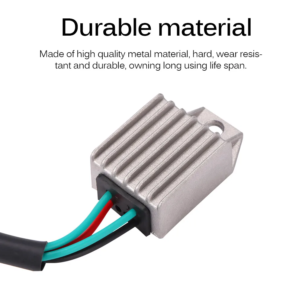 Motorcycle Gray Voltage Stabilizer Rectifier Regulator Current Rectifier ATV Scooter 4 Wires 4 Pins 12V AVR Autostabilizer 
Motorcycle Gray Voltage Stabilizer Rectifier Regulator Current Rectifier ATV Scooter 4 Wires 4 Pins 12V AVR Autostabilizer