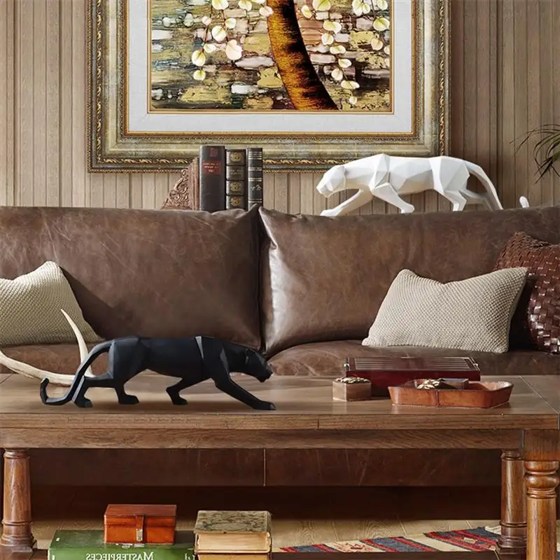 Leopard Statue Modern Abstract Sculpture Home Decor Animal Desktop Resin Panther Crafts Ornaments Home Office 
Leopard Statue Modern Abstract Sculpture Home Decor Animal Desktop Resin Panther Crafts Ornaments Home Office
