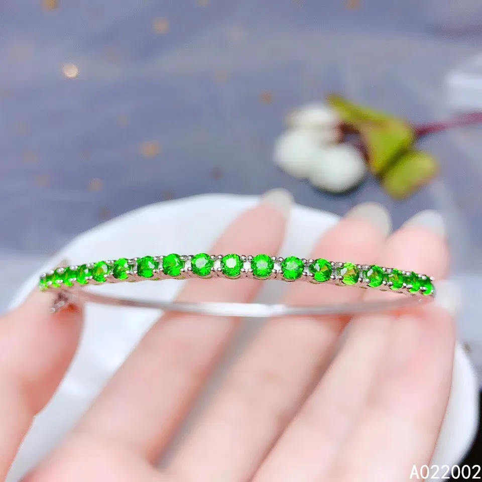 KJJEAXCMY fine jewelry 925 sterling silver inlaid Natural Diopside female bracelet luxury support detection
KJJEAXCMY fine jewelry 925 sterling silver inlaid Natural Diopside female bracelet luxury support detection