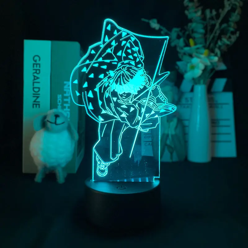Лампа Agatsuma Zenitsu с 3D изображением рассекающего демонов, японское аниме проекционная лампа, ночсветильник с 3D рисунком, будильник, базовая лам...
Лампа Agatsuma Zenitsu с 3D изображением рассекающего демонов, японское аниме проекционная лампа, ночсветильник с 3D рисунком, будильник, базовая лам...