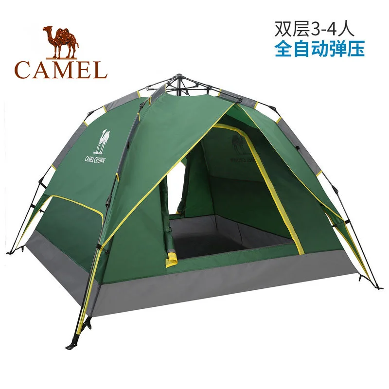 CAMEL outdoor 3-4 people rainproof family camping quick-opening double-layer thickened hydraulic tent manufacturer | Спорт и