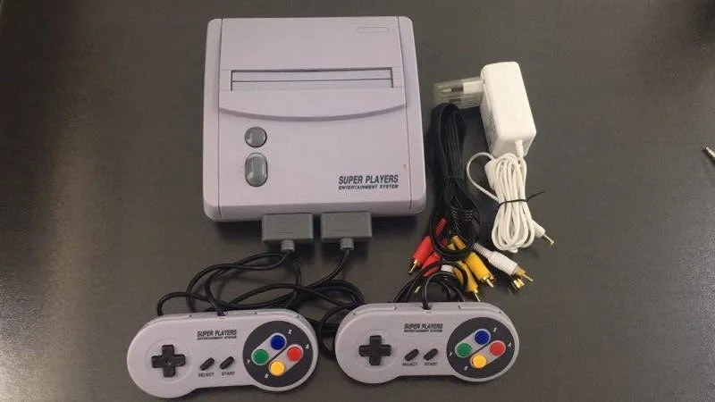 TV Video Game Console for S-n-e-s 16 Bit Games with 101 In 1 SNES Game Cartridge (24 games can battery save)
TV Video Game Console for S-n-e-s 16 Bit Games with 101 In 1 SNES Game Cartridge (24 games can battery save)