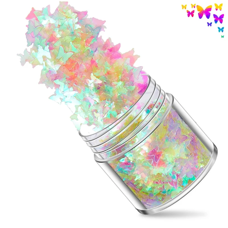12 Colors Chunky Glitter Sequins Butterfly Flakes DIY Crafts Nail Art Stickers Eyeshadow Body Face Decorations M0XF
12 Colors Chunky Glitter Sequins Butterfly Flakes DIY Crafts Nail Art Stickers Eyeshadow Body Face Decorations M0XF