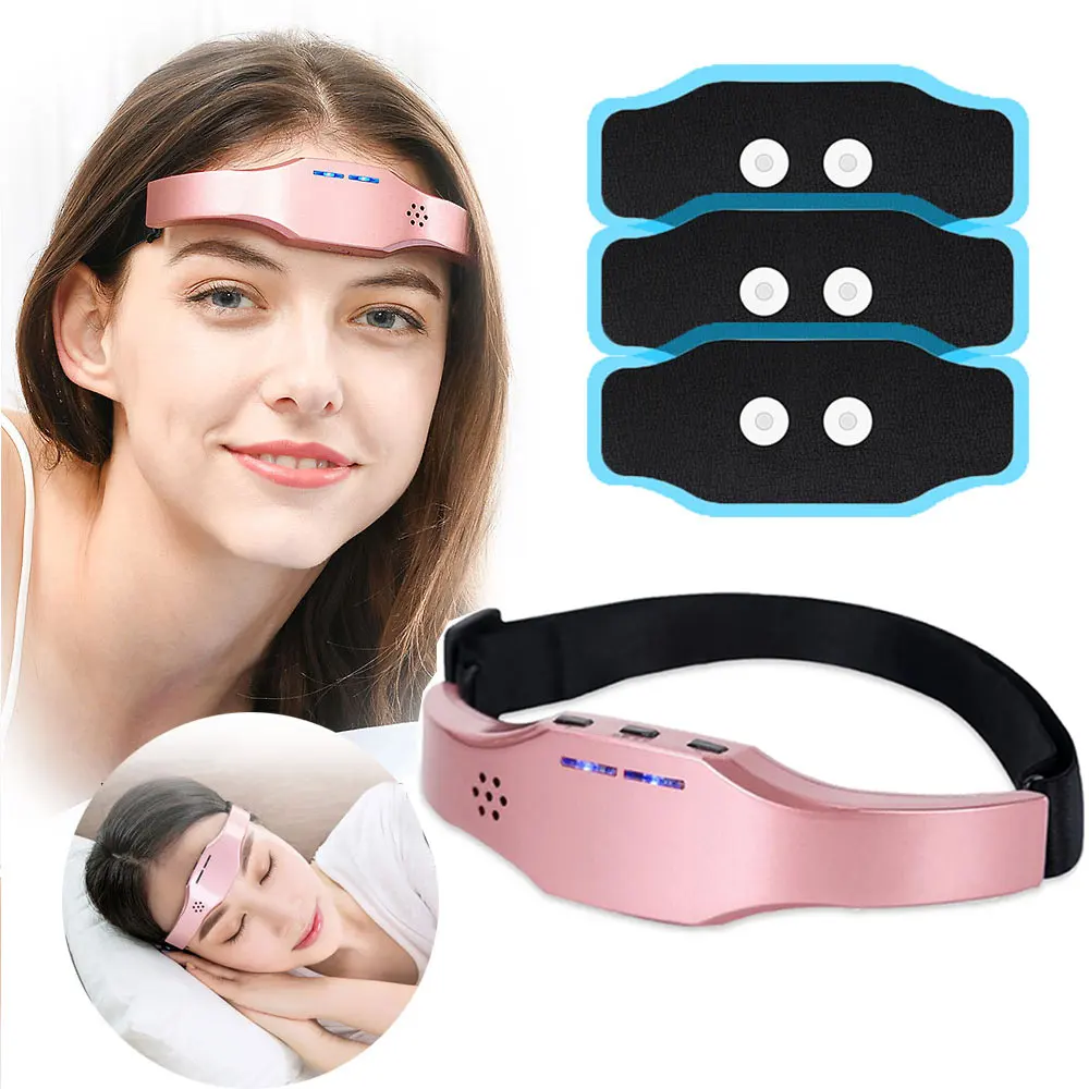EMS Head Massager Forehead Brain Relaxation Low Frequency Pulse Improve Sleep Health Stress Relief Brain Massager Stimulator
EMS Head Massager Forehead Brain Relaxation Low Frequency Pulse Improve Sleep Health Stress Relief Brain Massager Stimulator