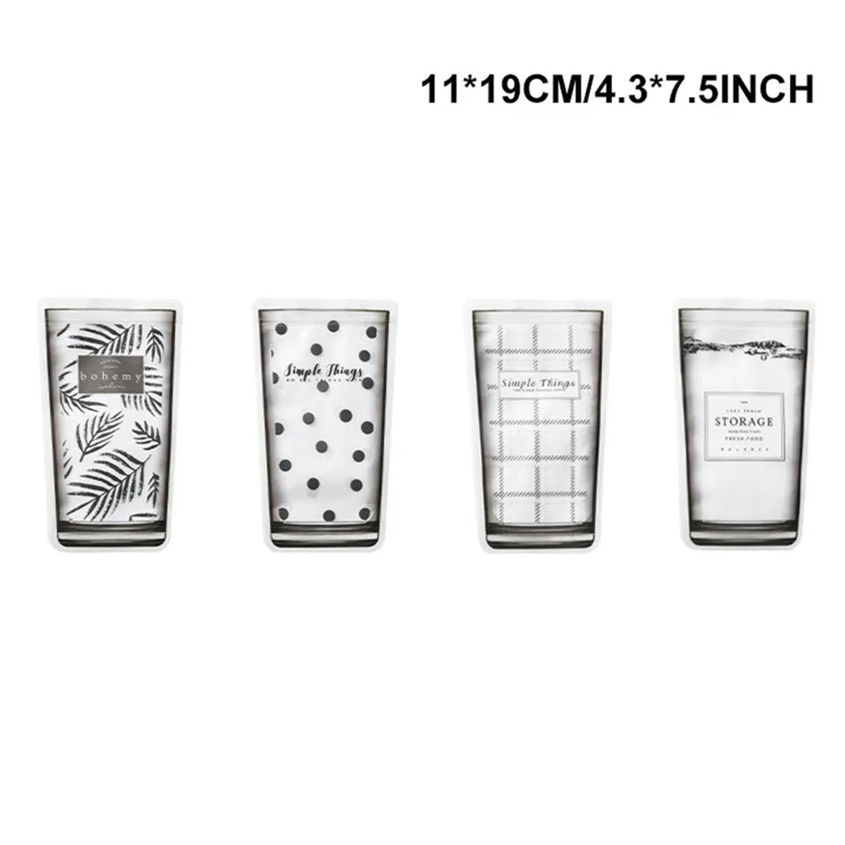 4Pcs Transparent Matte Food Bag Reusable Fresh Keeping Bag Fruit And Vegetable Sealed Bag Leak Proof Food Storage Ziplock Bag
4Pcs Transparent Matte Food Bag Reusable Fresh Keeping Bag Fruit And Vegetable Sealed Bag Leak Proof Food Storage Ziplock Bag