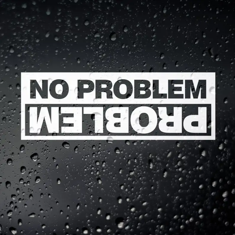 Fuzhen Boutique Decals Exterior Accessories Funny Car Styling Decal Black/White No Problem Off Road Sticker Decor
Fuzhen Boutique Decals Exterior Accessories Funny Car Styling Decal Black/White No Problem Off Road Sticker Decor
