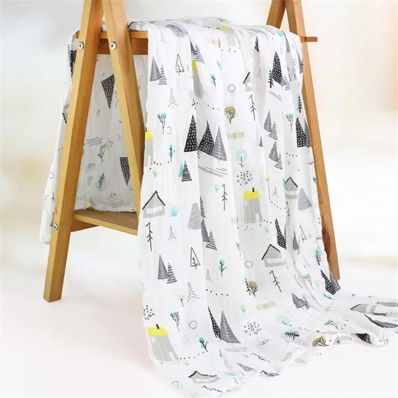 Bamboo Cotton Baby Muslin Swaddle Blankets With Good Quality Better Baby Multi-use cotton Blanket Infant Wrap
Bamboo Cotton Baby Muslin Swaddle Blankets With Good Quality Better Baby Multi-use cotton Blanket Infant Wrap