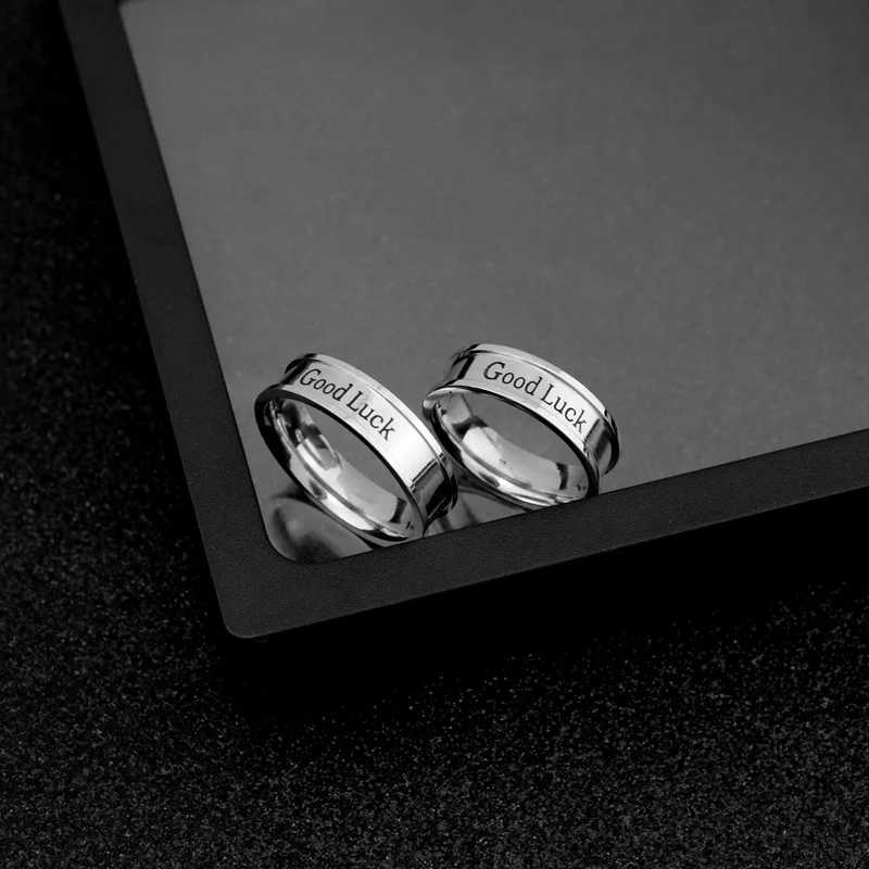 2021 New GoodLuck Punk Ring Disco Dancing Boys and Girls Ring Joints Tail Ring Wholesale Jewelry Couple Wedding Rings Ring
2021 New GoodLuck Punk Ring Disco Dancing Boys and Girls Ring Joints Tail Ring Wholesale Jewelry Couple Wedding Rings Ring