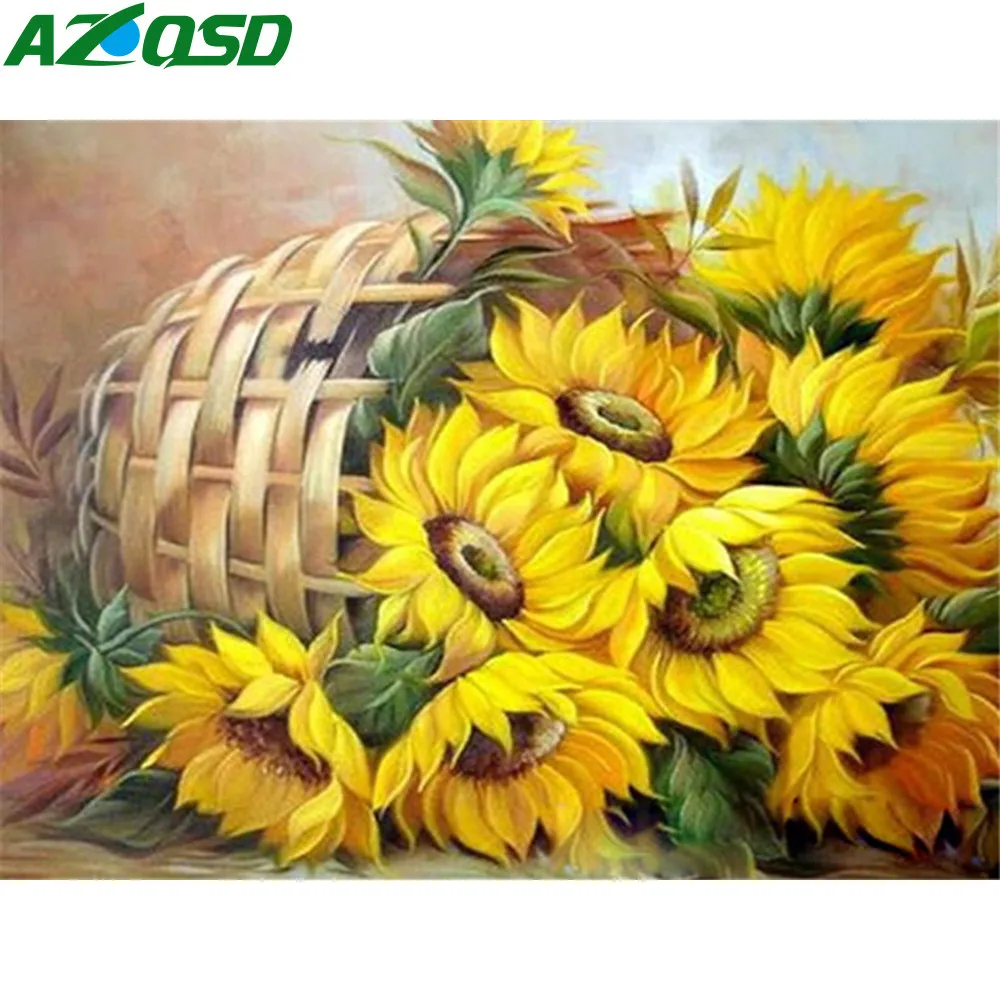 AZQSD искусственный цветок, ручная роспись, Современная Настенная картина по номерам, Подсолнух, украшение комнаты ручной работы
AZQSD искусственный цветок, ручная роспись, Современная Настенная картина по номерам, Подсолнух, украшение комнаты ручной работы