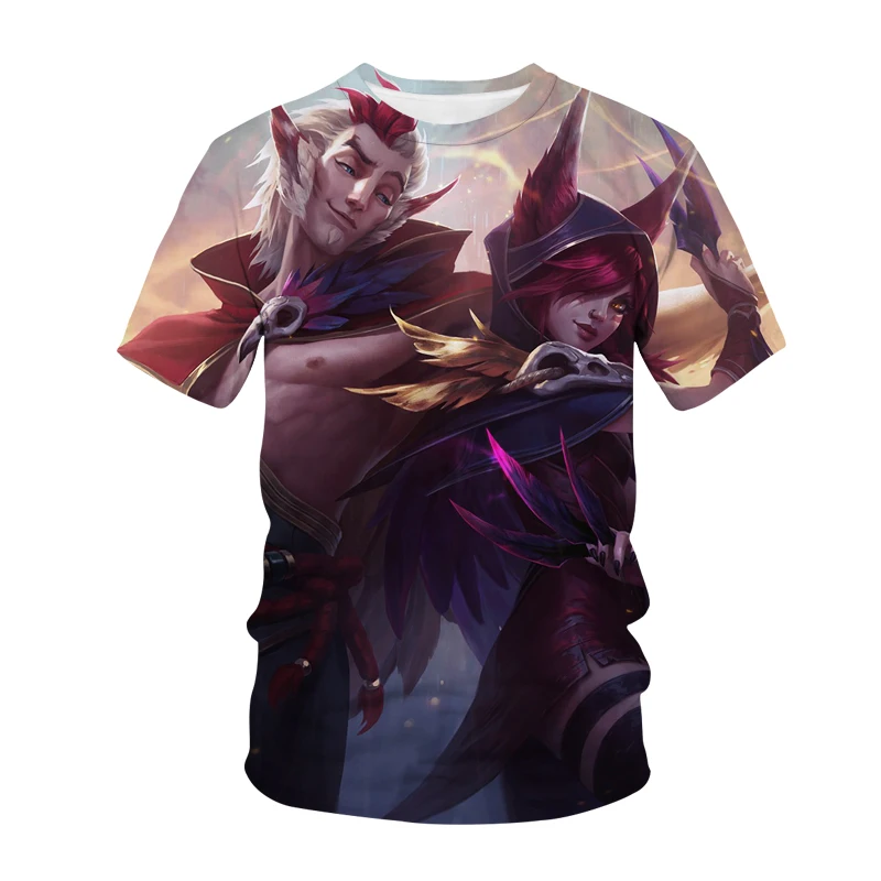 LOL 3D Printing T-Shirt Men's Women's Oversized Fashion Streetwear Harajuku Hip-Hop Anime League of Legends Game Summer Top
LOL 3D Printing T-Shirt Men's Women's Oversized Fashion Streetwear Harajuku Hip-Hop Anime League of Legends Game Summer Top