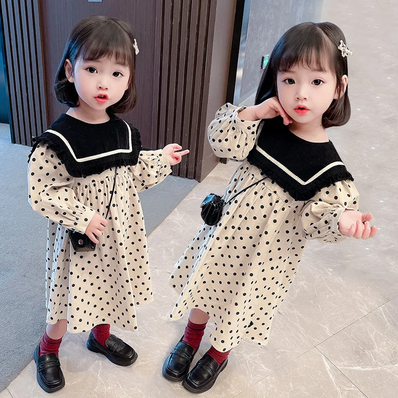 Foreign Flavor Spring Summer Girls Dress Kids Teenagers Children Clothes Outwear Special Occasion Long Sleeve High Quality
Foreign Flavor Spring Summer Girls Dress Kids Teenagers Children Clothes Outwear Special Occasion Long Sleeve High Quality