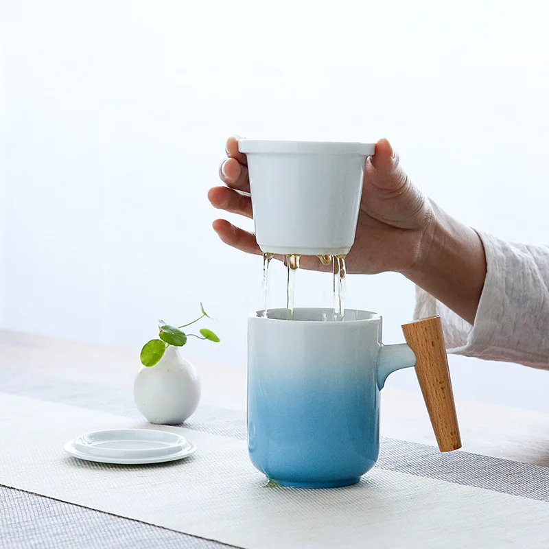 Ceramic Cup Wooden Handle Filter Tea Cup Ceramic Mug Creative Office Retro Water Cups and Mugs China Set Teaware
Ceramic Cup Wooden Handle Filter Tea Cup Ceramic Mug Creative Office Retro Water Cups and Mugs China Set Teaware