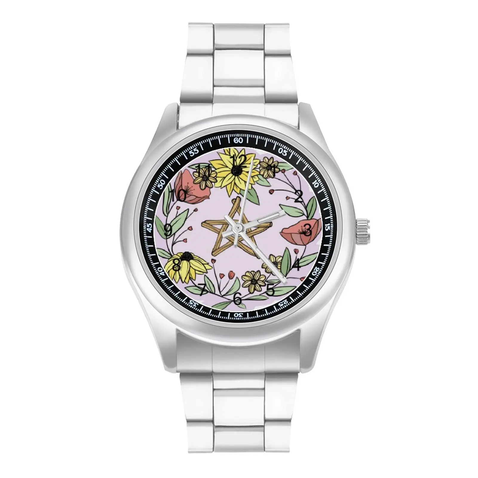 

Pentagram Quartz Watch Design Original Wrist Watch Steel High Quality Fishing Man Wristwatch
