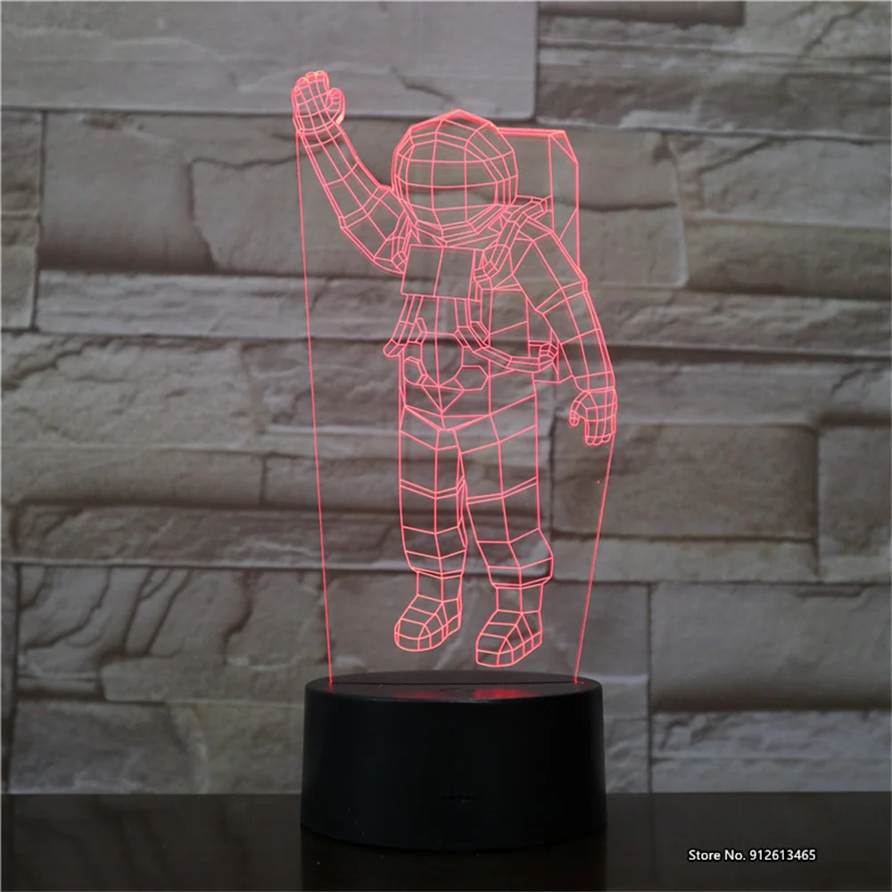 Новый креативный космический корабль с рисунком астронавта 3D маленький ночник модный меняющий цвет светящийся светодиодный маленький све...
Новый креативный космический корабль с рисунком астронавта 3D маленький ночник модный меняющий цвет светящийся светодиодный маленький све...