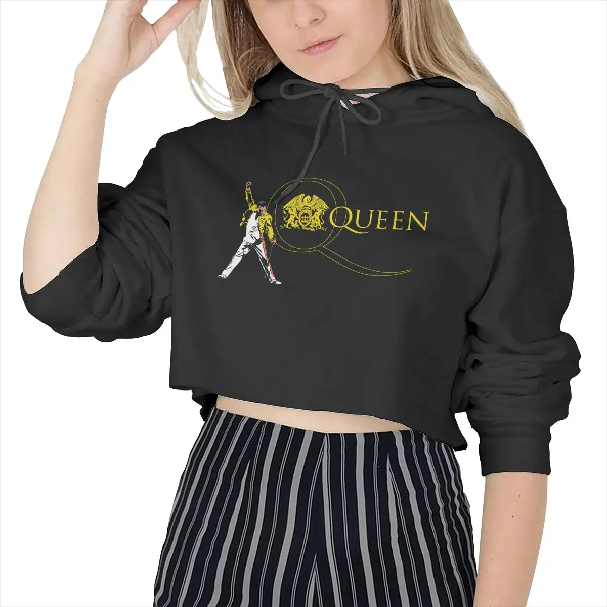 Queen-Rock-Band Bohemian Rhapsody Womens Casual Cool Classic Logo Cat Ear Cotton Hoodies for Teens Girls Fashion Long Sleeve
Queen-Rock-Band Bohemian Rhapsody Womens Casual Cool Classic Logo Cat Ear Cotton Hoodies for Teens Girls Fashion Long Sleeve