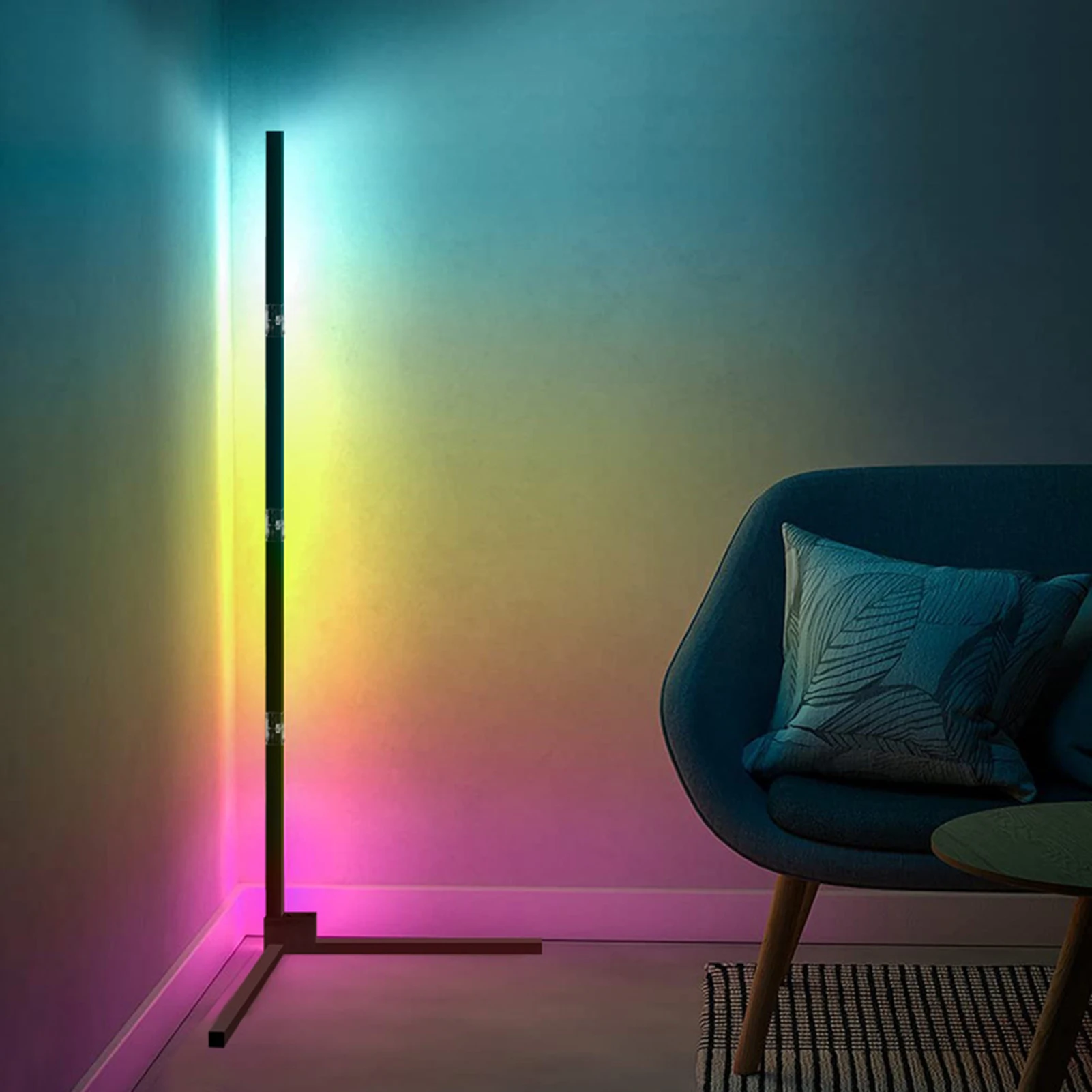 59'' Modern LED Floor Lamp RGB Floor Light Colorful Bedroom Dining Room A-tmosphere Lighting Art Home Indoor Decor Standing Lamp
59'' Modern LED Floor Lamp RGB Floor Light Colorful Bedroom Dining Room A-tmosphere Lighting Art Home Indoor Decor Standing Lamp