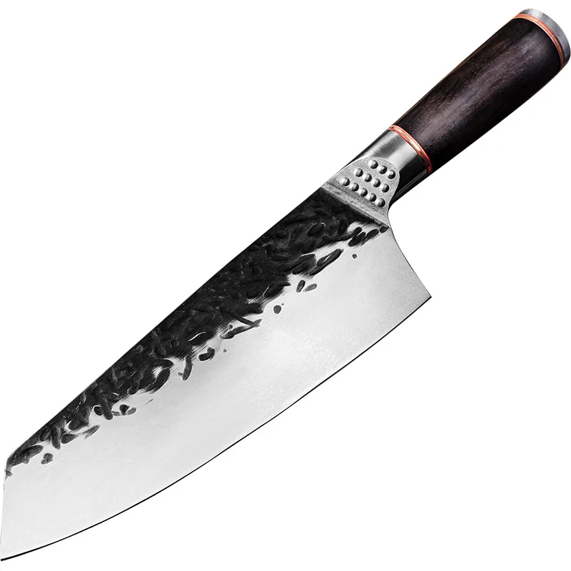 MHNTLOS Traditional hand forged kitchen knife hammer stainless steel chef kitchen knife wooden meat cutting tool butcher
MHNTLOS Traditional hand forged kitchen knife hammer stainless steel chef kitchen knife wooden meat cutting tool butcher