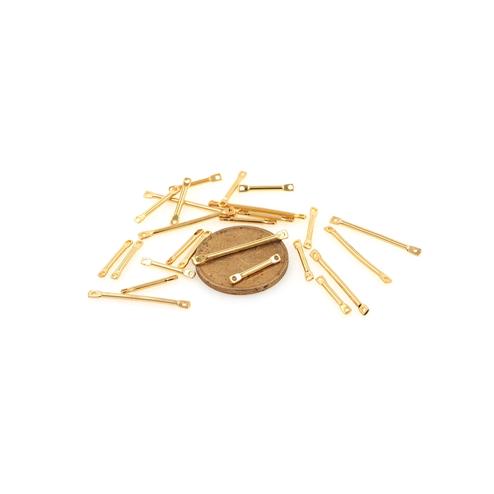10PCS Brass Gold Two Hole Connecting Rods Connector For DIY Jewelry Making Clothing Findings
10PCS Brass Gold Two Hole Connecting Rods Connector For DIY Jewelry Making Clothing Findings
