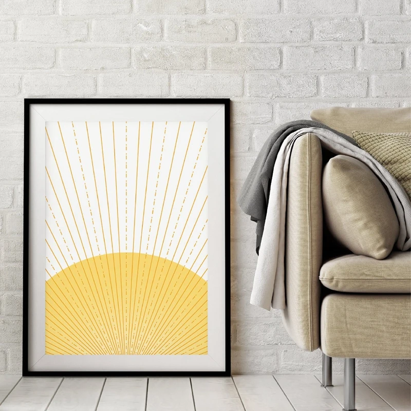 Sunshine Yellow and Orange Poster Modern Home Decor Sun Wall Art Picture Canvas Painting Prints Kitchen Wall Decoration
Sunshine Yellow and Orange Poster Modern Home Decor Sun Wall Art Picture Canvas Painting Prints Kitchen Wall Decoration