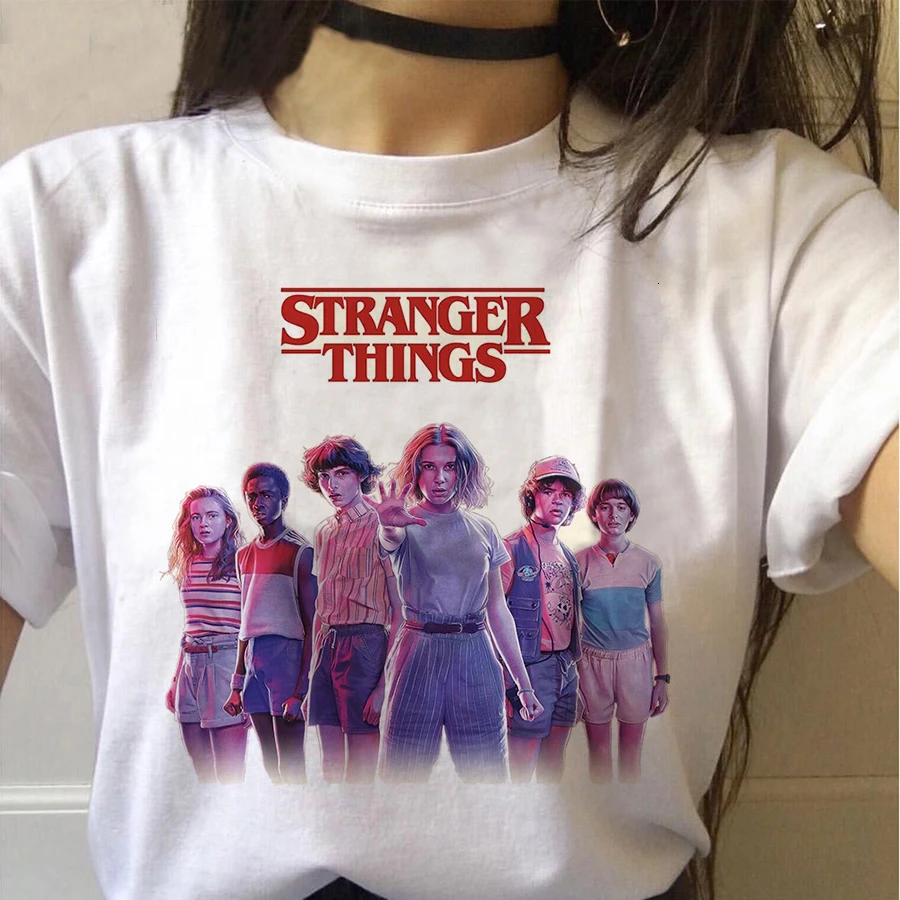 Funny t-shirt for Women Stranger Things Female t shirt Friend Don't Lie Letter Print Women tshirt Summer O-neck Ladies clothing
Funny t-shirt for Women Stranger Things Female t shirt Friend Don't Lie Letter Print Women tshirt Summer O-neck Ladies clothing