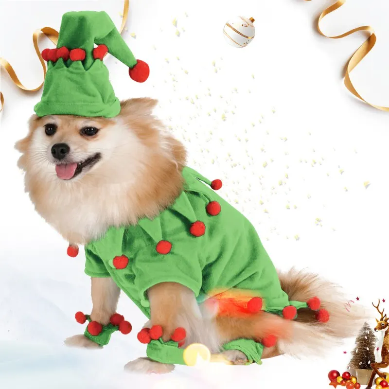 Pet Cat Coat Jacakts Christmas Funny Elf Costume Warm Coral Fleece Winter Thick Party Hooded Pet Dogs Clothes Jumpsuit Christmas
Pet Cat Coat Jacakts Christmas Funny Elf Costume Warm Coral Fleece Winter Thick Party Hooded Pet Dogs Clothes Jumpsuit Christmas