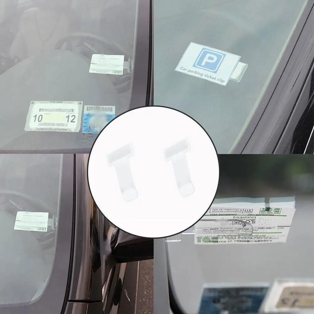 Transparent Plastic Car Bill Clip Ticket Permit Holder Kit Windscreen Window For Accessories Stickers Clip Fastener Hook St B0P7
Transparent Plastic Car Bill Clip Ticket Permit Holder Kit Windscreen Window For Accessories Stickers Clip Fastener Hook St B0P7