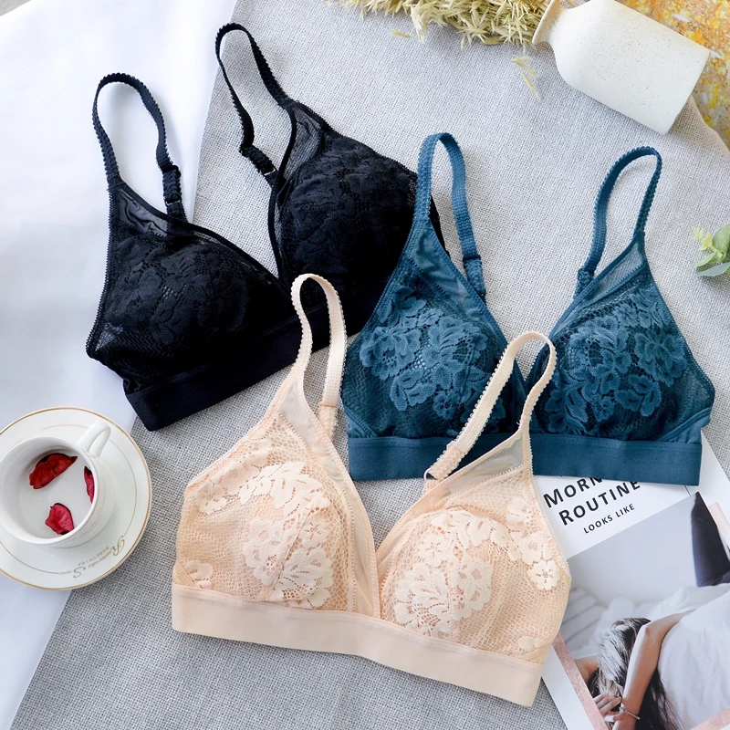 Lenceria Lace Wire Free Bra And Panty Set Underwear Sets Women Bralettes Ensemble Lingerie Sexy Intimates Underwear & Sleepwears
Lenceria Lace Wire Free Bra And Panty Set Underwear Sets Women Bralettes Ensemble Lingerie Sexy Intimates Underwear & Sleepwears