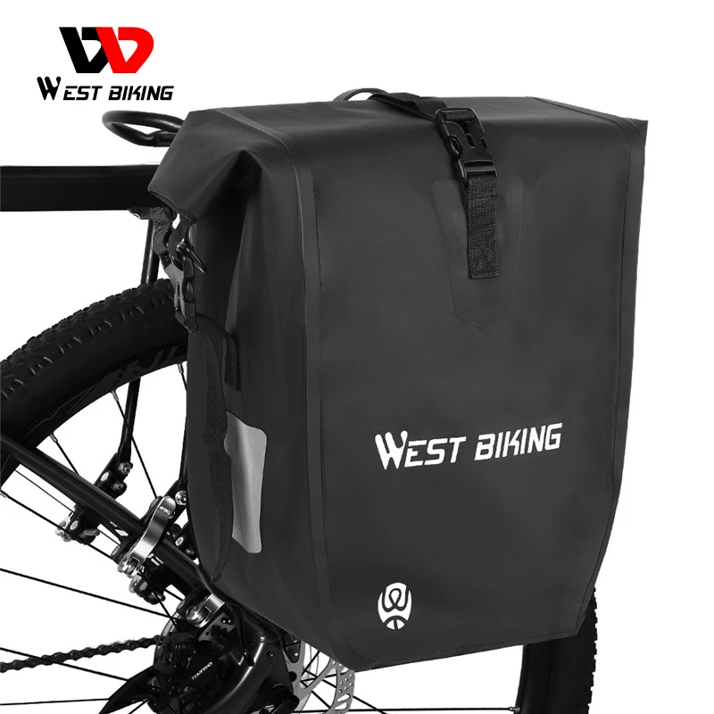 WEST BIKING 100% Waterproof Bicycle Luggage Bag 25L Large Capacity MTB Road Bike Rear Seat Bag Outdoor Cycling Travel Bag
WEST BIKING 100% Waterproof Bicycle Luggage Bag 25L Large Capacity MTB Road Bike Rear Seat Bag Outdoor Cycling Travel Bag