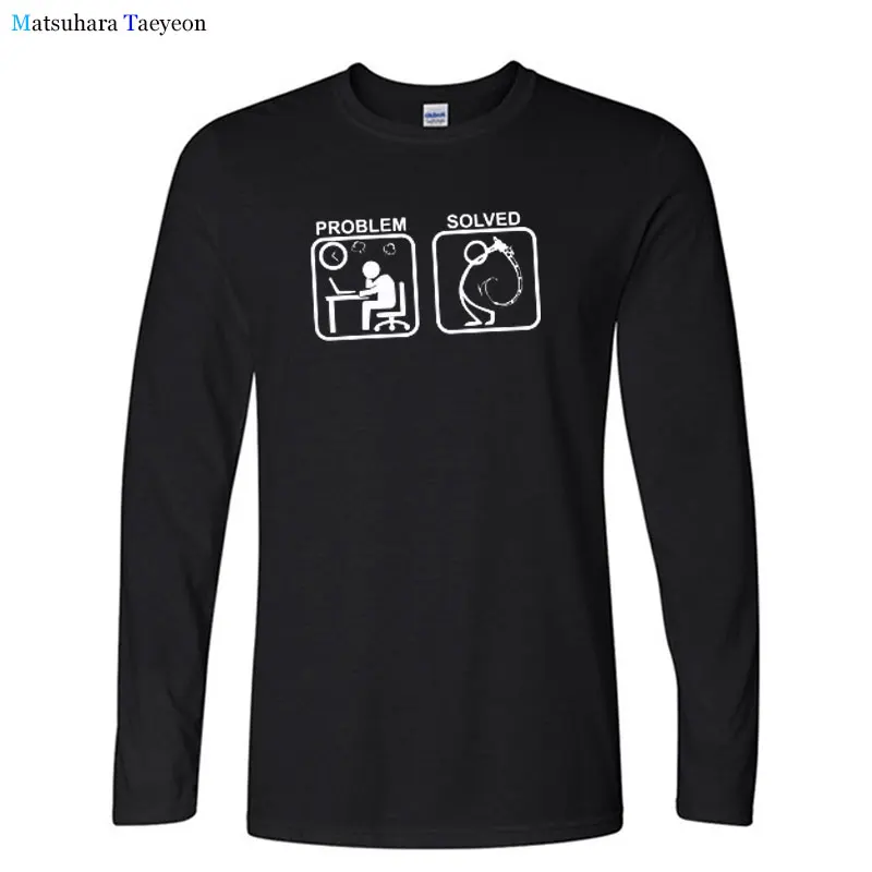 Mens T-Shirt Funny Cotton Problem Solved Print T Shirt Mens Long Sleeve Tops Tees Fashion Autumn Streetwear Oversized T Shirt
Mens T-Shirt Funny Cotton Problem Solved Print T Shirt Mens Long Sleeve Tops Tees Fashion Autumn Streetwear Oversized T Shirt