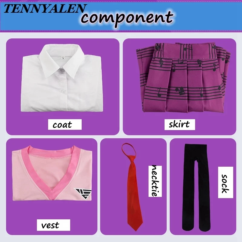 Disfraz de cosplay de Anime para mujer, uniforme de cosplay de kanronpa V3, cosplay de Escuela Japonesa, uniforme de cosplay par
Disfraz de cosplay de Anime para mujer, uniforme de cosplay de kanronpa V3, cosplay de Escuela Japonesa, uniforme de cosplay par