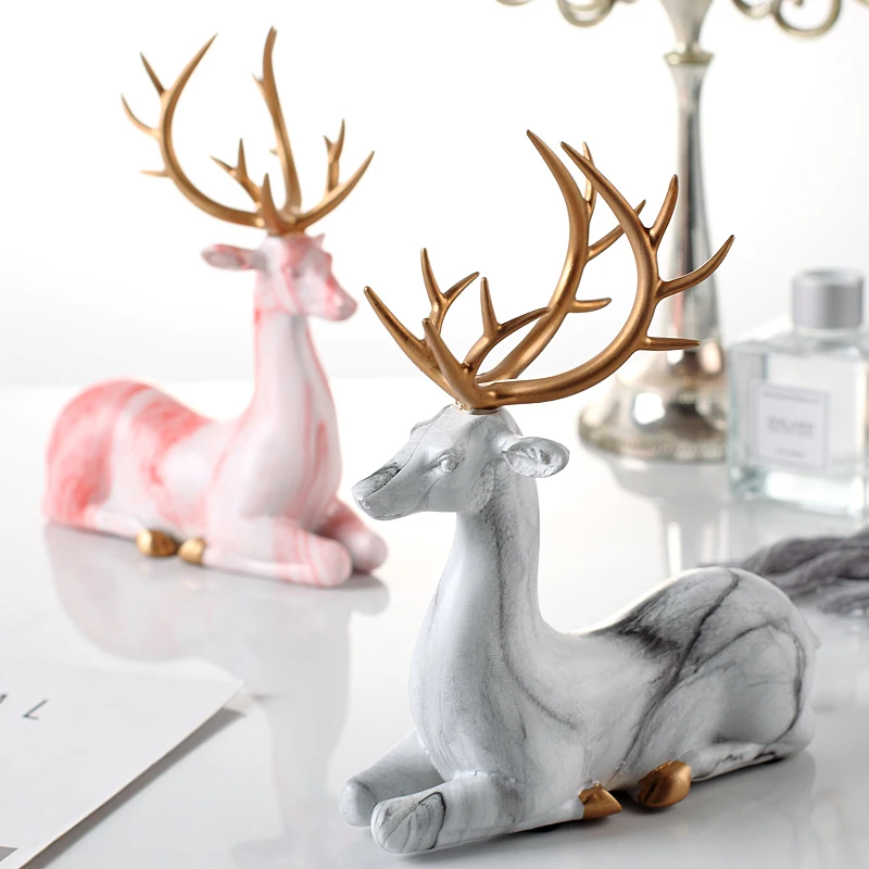 Nordic resin deer home decorations ornaments creative living room wine cabinet resin figurine crafts furnishings wedding gift
Nordic resin deer home decorations ornaments creative living room wine cabinet resin figurine crafts furnishings wedding gift