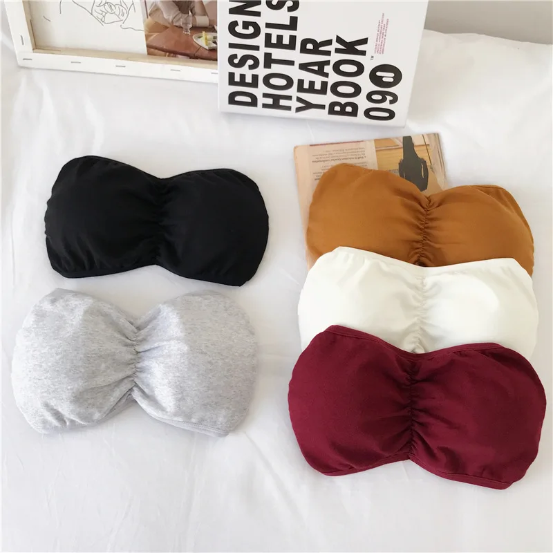 Strapless Tube Top Women Bra Top Cross Back Wireless Bralette Underwear Invisible Bra Women Sexy Lingerie Bandeau Top
Strapless Tube Top Women Bra Top Cross Back Wireless Bralette Underwear Invisible Bra Women Sexy Lingerie Bandeau Top