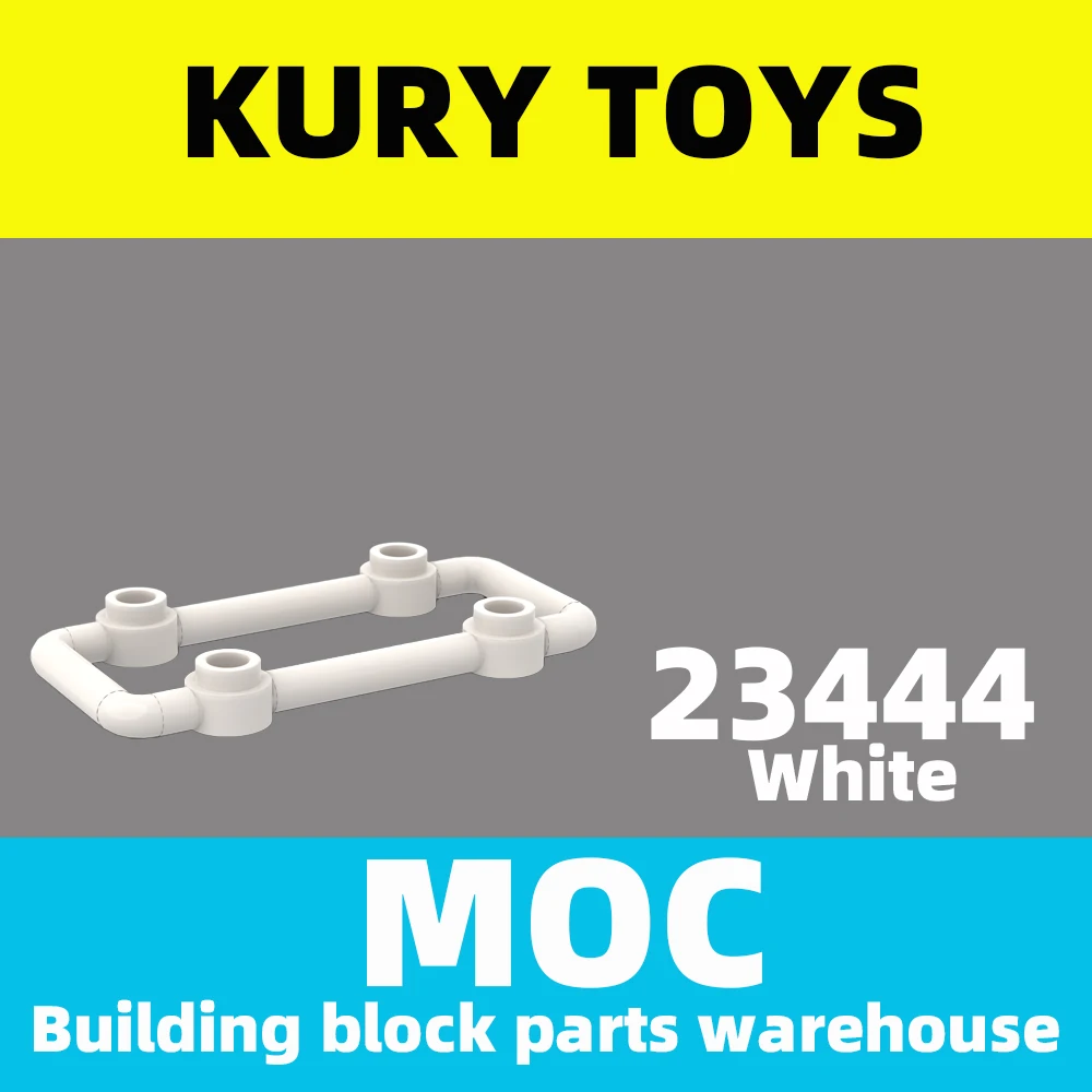 Kury Toys DIY MOC For 23444 детали конструктора для бара 1x6x3 с 4 шпильками|Игрушечные кубики| |