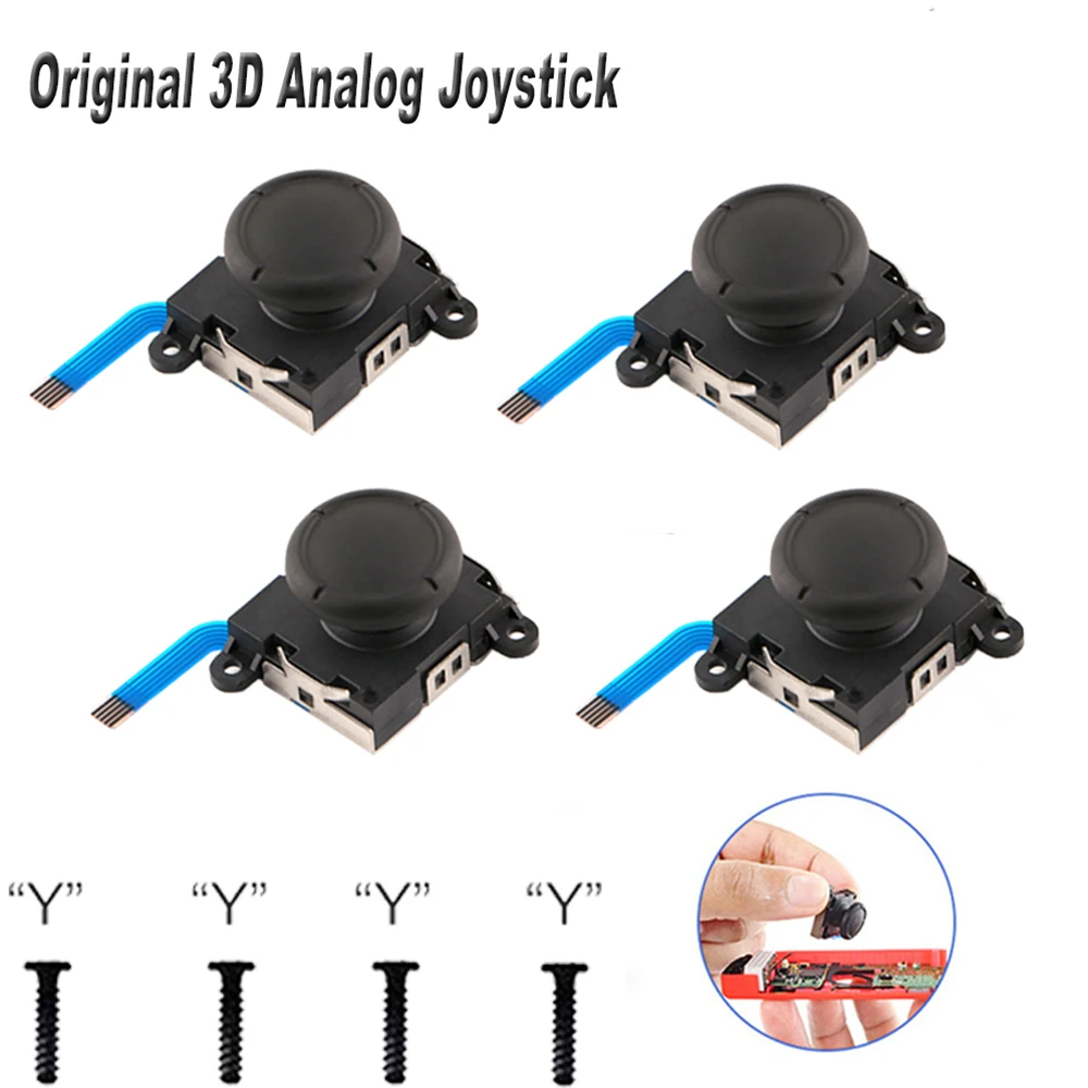 Nintendo Switch 3D аналоговая палочка для Joycon джойстик пальца Sticks сенсор замены NS Lite