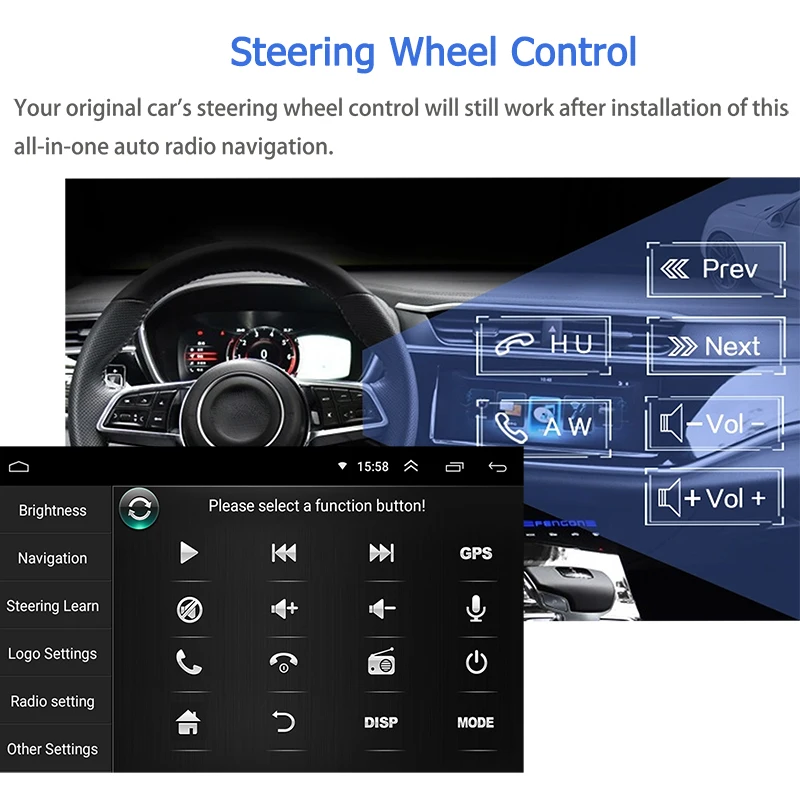 Для 2014 2015 HYUNDAI I20 LHD Автомобильный мультимедийный плеер 9 дюймов MP5 1 + 16G